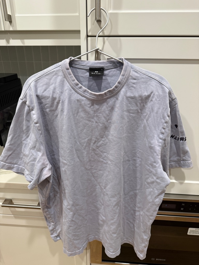Paul Smith Men's Crewneck T-Shirt In Pale Lavender
